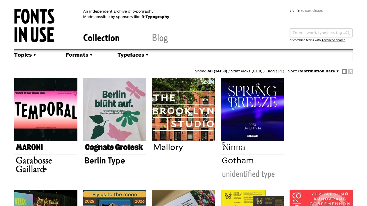 Fonts In Use - Fonts In Use